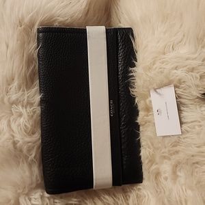 Coach Flat Envelope Clutch in Pebbled Leather